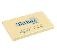 Tartan 012776 sticky note notes (127 x 76 mm, 1 block of 100 sheets) yellow, 1 piece