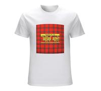 Tartan Army Bay City Rollers Unisex T-Shirt Graphic Printed Tee Mens White Shirt