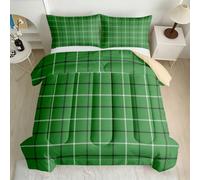 Tartan Check Double Coverless Duvet Set All-Season 7.5 tog 3D