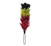 Tartan City 6 inch Feather Hackle Black Yellow Red Perfect Scottish Glengarry Hat Great Value!