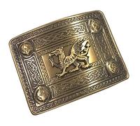 Tartan City Scottish Kilt Belt Buckle Welsh Dragon Antique Finish/Celtic Kilt Belt Buckle 4 Dome Mirror Design