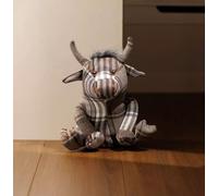 Tartan Cow Grey Door Stop Marco Paul Grey One Size
