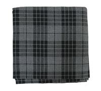 Tartan Fabric Material +-700 GMS Acrylic 2.69 X 1.34 Metres - Grey Granite