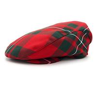 Tartan Flat Cap Comfort Fit Quilted Lining British Made S-XXL (UK, Alpha, L, Macgregor)