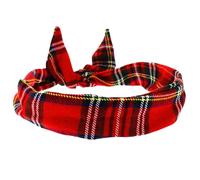 Tartan Head Scarf for Burns Night Accessories,Vintage Red Scottish Highland Head Accessories for Robert Burns Supper,Festive Hairband Ideal for Ceilidh Party Outfit Occasions(Women/Man)
