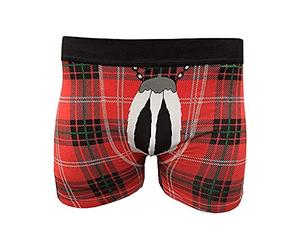 Tartan Kilt Boxer Shorts Scottish Gift Medium (Large)