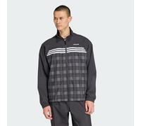 Adidas Originals Tartan Loose Full Zip Sweatshirt Black M Men