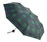 Tartan Mini Umbrella - Green/Navy (Black Watch)