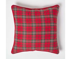 Tartan Pattern Filled Scatter Cushion 100% Cotton Fit for Sofa & Settee Cushions