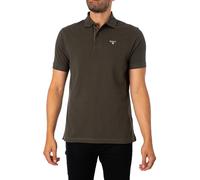 Tartan Pique Polo Shirt Forest Green XXL