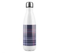 Tartan Plaid Pattern Stainless Steel Bottle Benjamin Tate Design Natural One Size