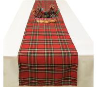 Tartan Plaid Table Runner for Home Kitchen Dinner Party Holiday Christmas Table Decorations - Scottish Christmas Table Runners 72 Inch