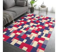Tartan Rugs Living Room Large 160x230, Checkerboard Check Plaid Gingham Area Rugs for Bedroom, Non Slip Low Pile Soft Flannel Carpet, Bedroom Accessories H-11