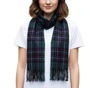 Tartan Scarf Made in Scotland - 100% Lambswool, Extra long, Scottish Tartans - Soft brushed, fringes, Scarves for Men & Women - Gift for Christmas