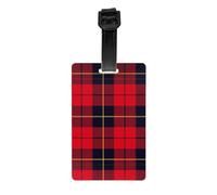 Tartan Scottish Plaid Pattern Line Antique Classic Luggage Tags