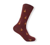 Tartan Studio Acoustic Guitar Socks | UK10-12 Fun Gift for Him