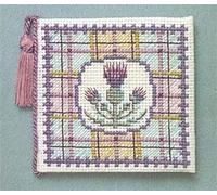 Tartan Thistles Needle Case Cross Stitch Kit