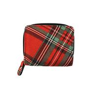 Tartan Traditions Moleskin Zip Purse (Red Tartan)