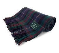 Tartan Travel Knee Throw Blanket 100% New Wool 172cm x 78cm (Cameron Of Erracht)
