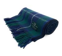 Tartan Travel Knee Throw Blanket 100% New Wool 172cm x 78cm (Douglas Modern)