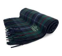 Tartan Travel Knee Throw Blanket 100% New Wool 172cm x 78cm (Robertson Hunting)
