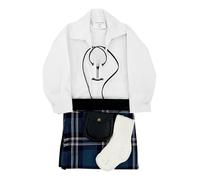 Tartan Tweeds Baby Kilt Outfit, Adjustable Waistband, Unisex, 0-24 Months (Earl Of St Andrews, 12-24 Months)