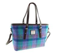 Tartan Tweeds Ladies Harris Tweed Large Spey Tote Bag Multiple Colours LB1028 (COL79)