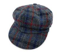 Tartan Tweeds Women's Harris Tweed Baker Boy Cap Hat One Size Made in the UK