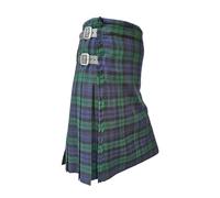 Tartancity Kilt Men's - 5 Yard Traditional Scottish Kilts for Weddings, Formal Events, Ceilidh, Highland Games & Special Occasions (Black Watch, 50")