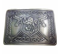 Tartancity Lion Rampant Scottish Highland Kilt Belt Buckle - Antique Finish, Metal Celtic Design