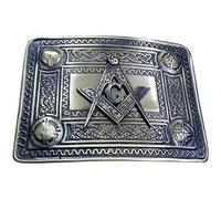 Tartancity Men's Celtic Kilt Belt Buckle Masonic Antique Finish/Celtic Kilt Belt Buckle Celtic 4 Dome Mirror