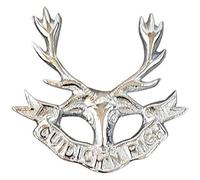 Tartancity Scottish Highland Glengarry Cap Badges/Glengarry Hat Badge Pin Silver/Military Cap Badges