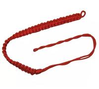Tartancity TC British Royal Army Ceremonial Silk Shoulder Lanyard Cord - WWI WWII Officer Parade Dress Regiments Cords (Red)