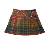 Tartanista 20 Inch Antique Buchanan Pleated Kilt Skirt - Size UK 26