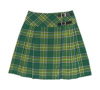 Tartanista 20 inch Irish Tartan Pleated Kilt Skirt - Size UK 22