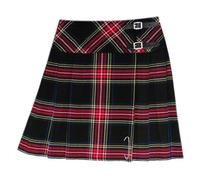 Tartanista Black Stewart Tartan 20 inch Kilt Skirt - Size UK 8/W28