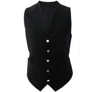 Tartanista Black Waistcoat Size 40