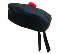 Tartanista Black Watch Balmoral Kilt Beret Hat 7 1/8-58