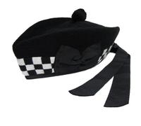 Tartanista Glengarry Diced Black/White 59