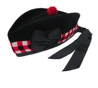 Tartanista Glengarry Military Cap Red Diced 53