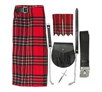 Tartanista Mens 5-piece Kilt Outfit Royal Stewart 52"