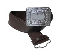 Tartanista Mens Brown Kilt Belt & Buckle Size 2XL 50" - 58" (127-147cm)