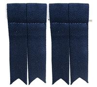 Tartanista Mens Plain Navy Pointed Kilt Flashes