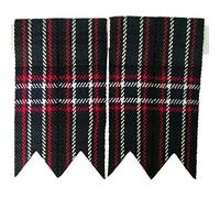 Tartanista Mens Scottish National Tartan Pointed Pair Of Kilt Sock Flashes