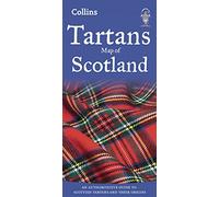 Tartans Map of Scotland (Collins Pictorial Maps)
