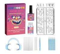 Tartar Set, Tartar Set with Light, 125-Piece Professional DIY Gemstone Set for Teeth, Gemstone Set for Dental Jewelry 2024 (1)