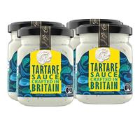 Tartare Sauce 144g Bottle - Classic Tangy Flavour - Ideal with Fish, Chips & Seafood - Clm (4 x Bottles)
