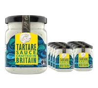 Tartare Sauce 144g Bottle - Classic Tangy Flavour - Ideal with Fish, Chips & Seafood - Clm (8 x Bottles)