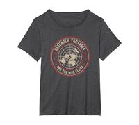 Tartaria Design for Tartarian History, Mud Flood Researchers T-Shirt, Women's Plus, Dark Heather Grey, 2X