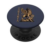 Tartaria Griffin Heraldic Art - Myth Inspired Ancient Style PopSockets Adhesive PopGrip